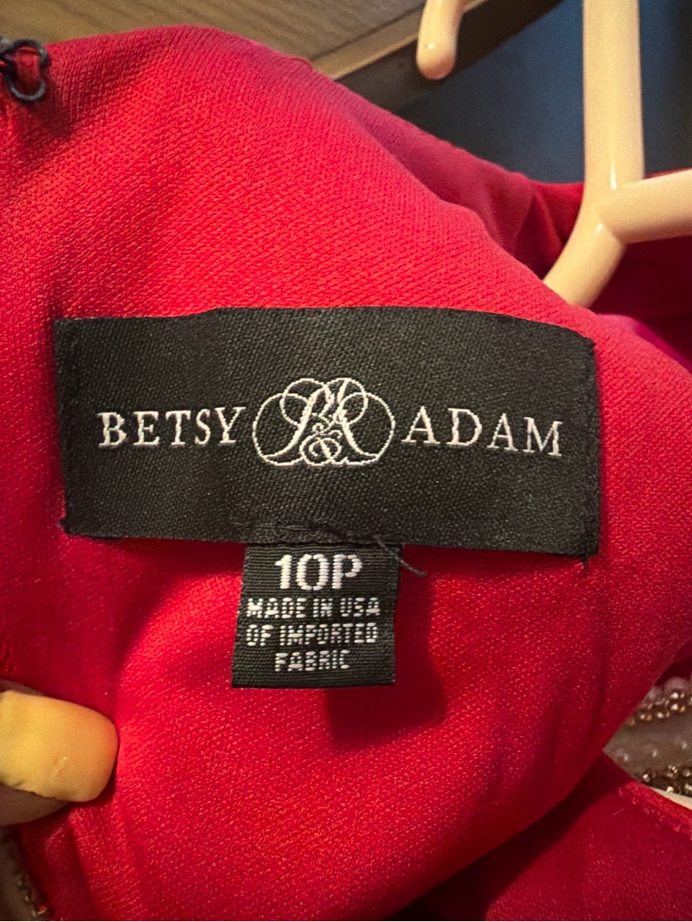 Adam Red High-Low Ruffle Halter Dress - Picture 3 of 3